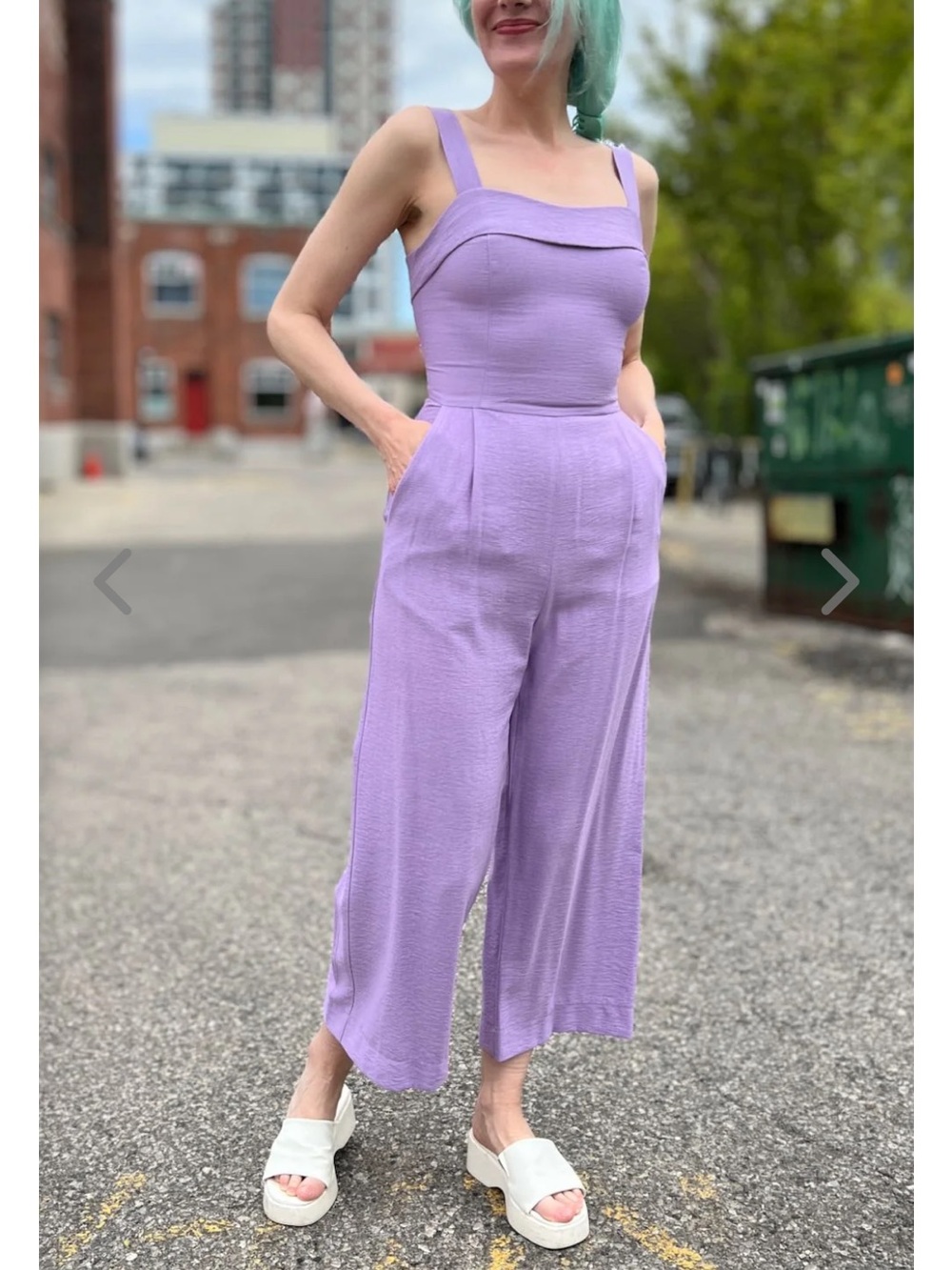 Birds of North America Lavender Wide Leg Jumpsuit